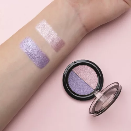 Shine szemhéjpúder duo  04 - Rose/Purple